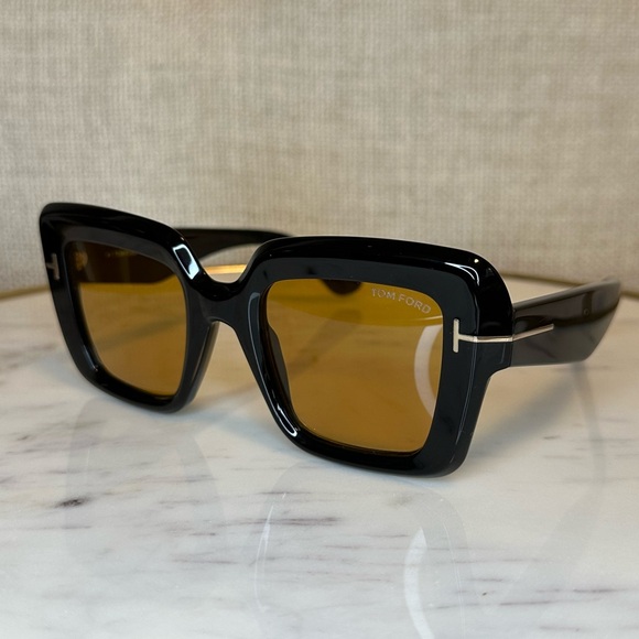 New! Authentic TOM FORD Square Sunglasses - Picture 10 of 14